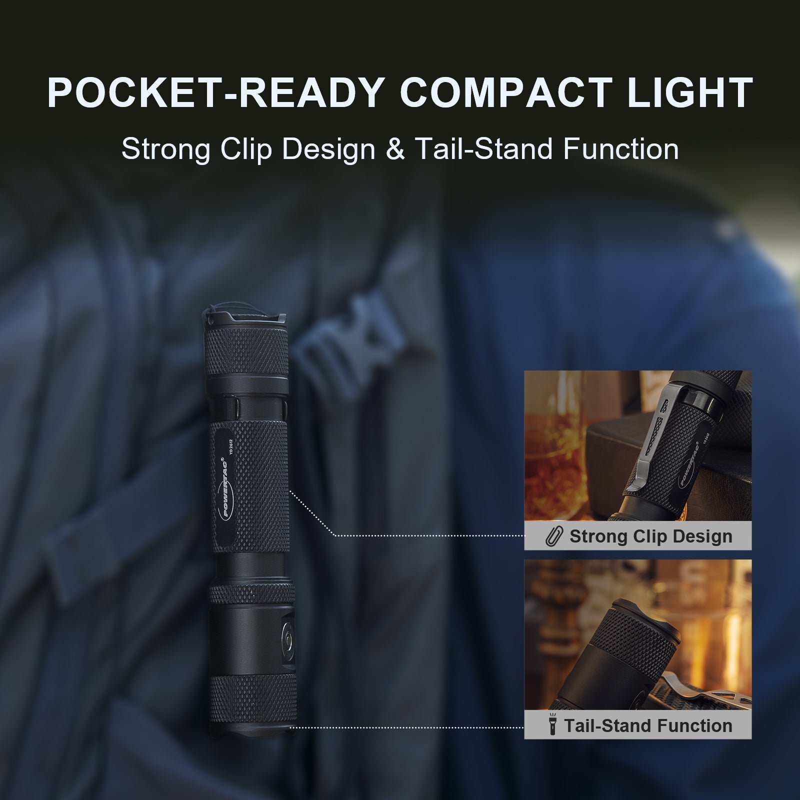 Powertac M5 Gen3 Flashlight – 2,030 Lumens for Road, Home & Family Emergencies