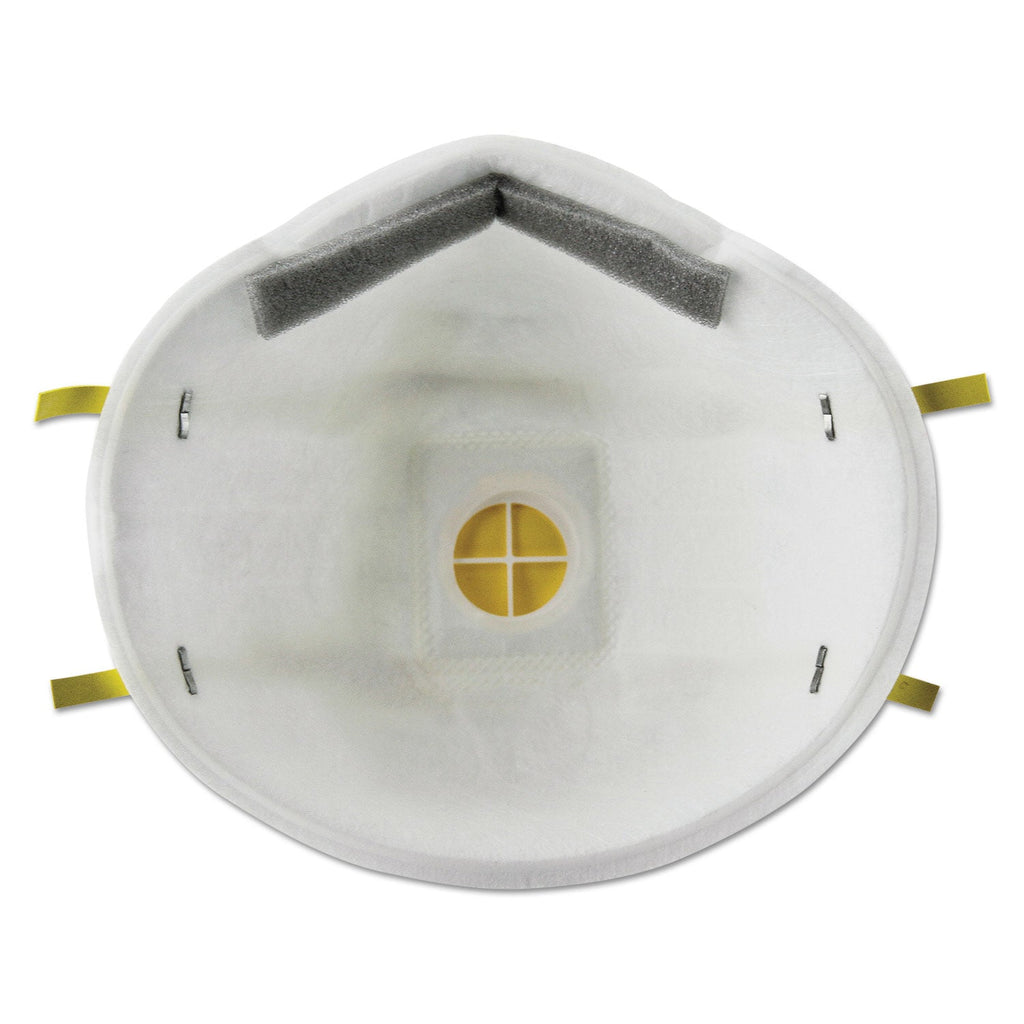 3M N95 Particulate Respirator 8210V with Cool Flow Valve – 10-Pack | Emergency Preparedness, Dust & Particulate Protection