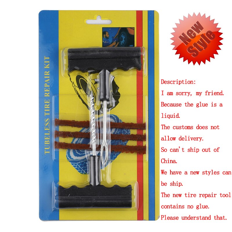 Emergency Tubeless Tire Repair Kit – Fix a Flat Fast for Cars, Trucks & Motorcycles
