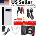 20000mAh Car Jump Starter & Power Bank – LED Flashlight with 3 Modes | Roadside Emergency Starter for Cars, Trucks & Family Vehicles