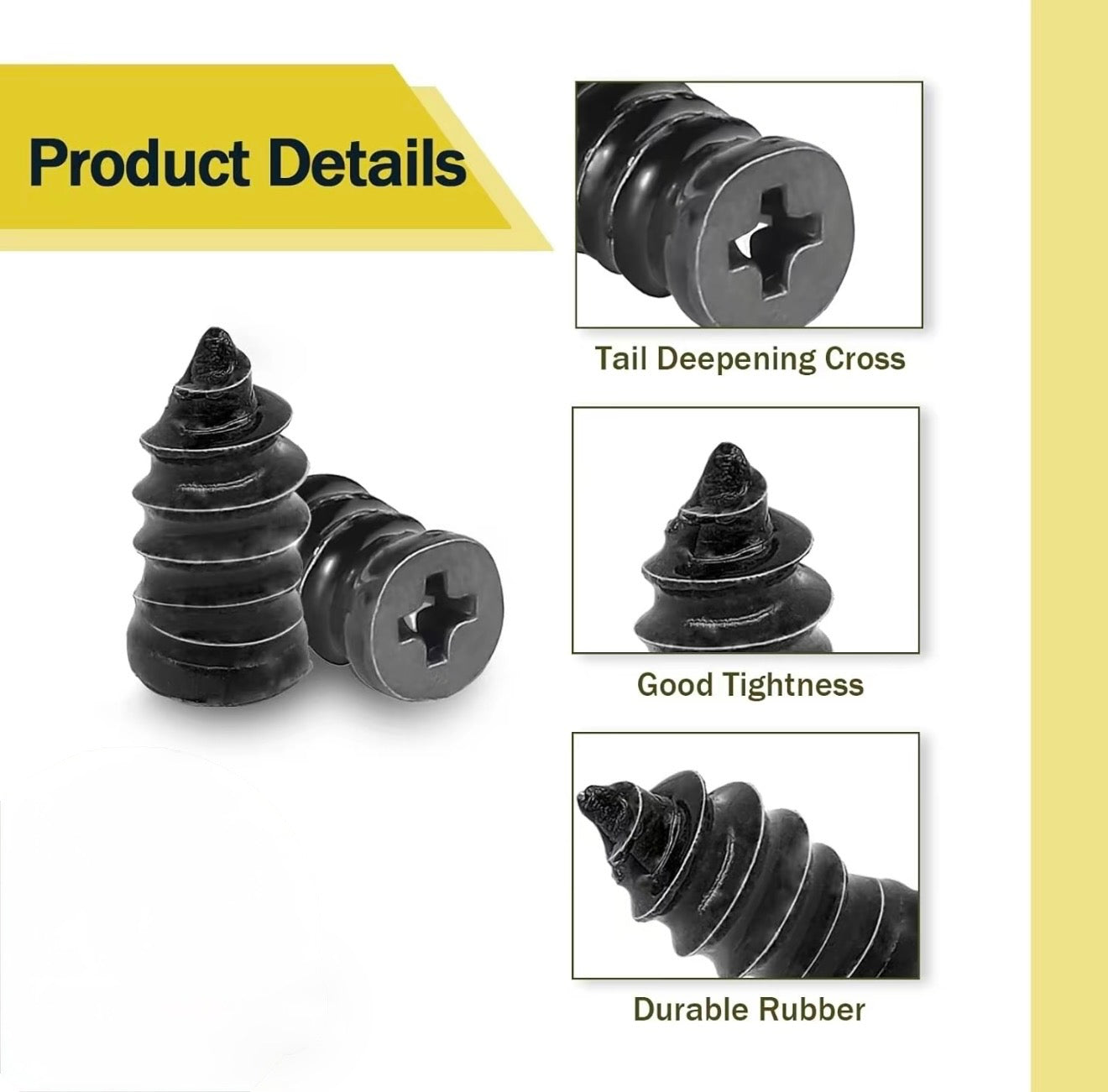TireFix Rubber Nail Tire Repair Kit – Instant Puncture Fix for Cars, Trucks & Motorcycles