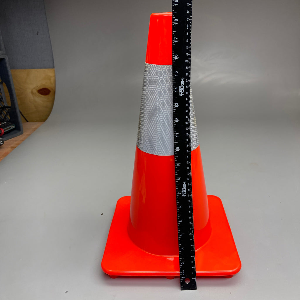 18" Reflective Traffic Cones 4-Pack – Roadside Safety for Your Car, Home & Family