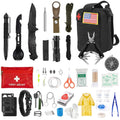 47-Piece Family Emergency Survival Kit – Road Safety & EDC Gear with Carry Pouch