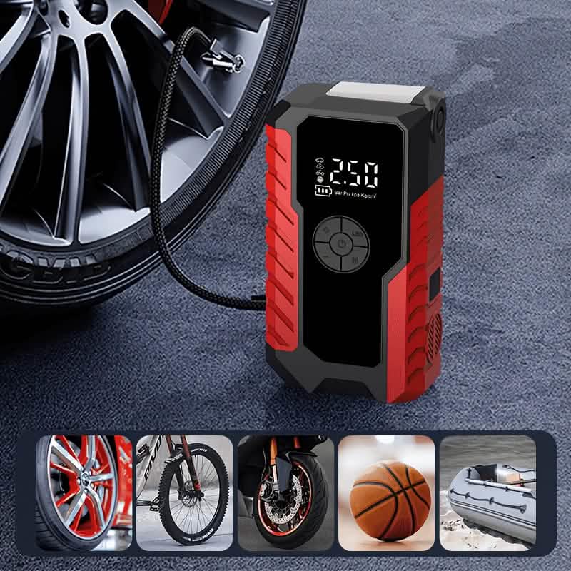 Portable 12V Jump Starter & Air Pump – Emergency Power for Your Car, Home & Family