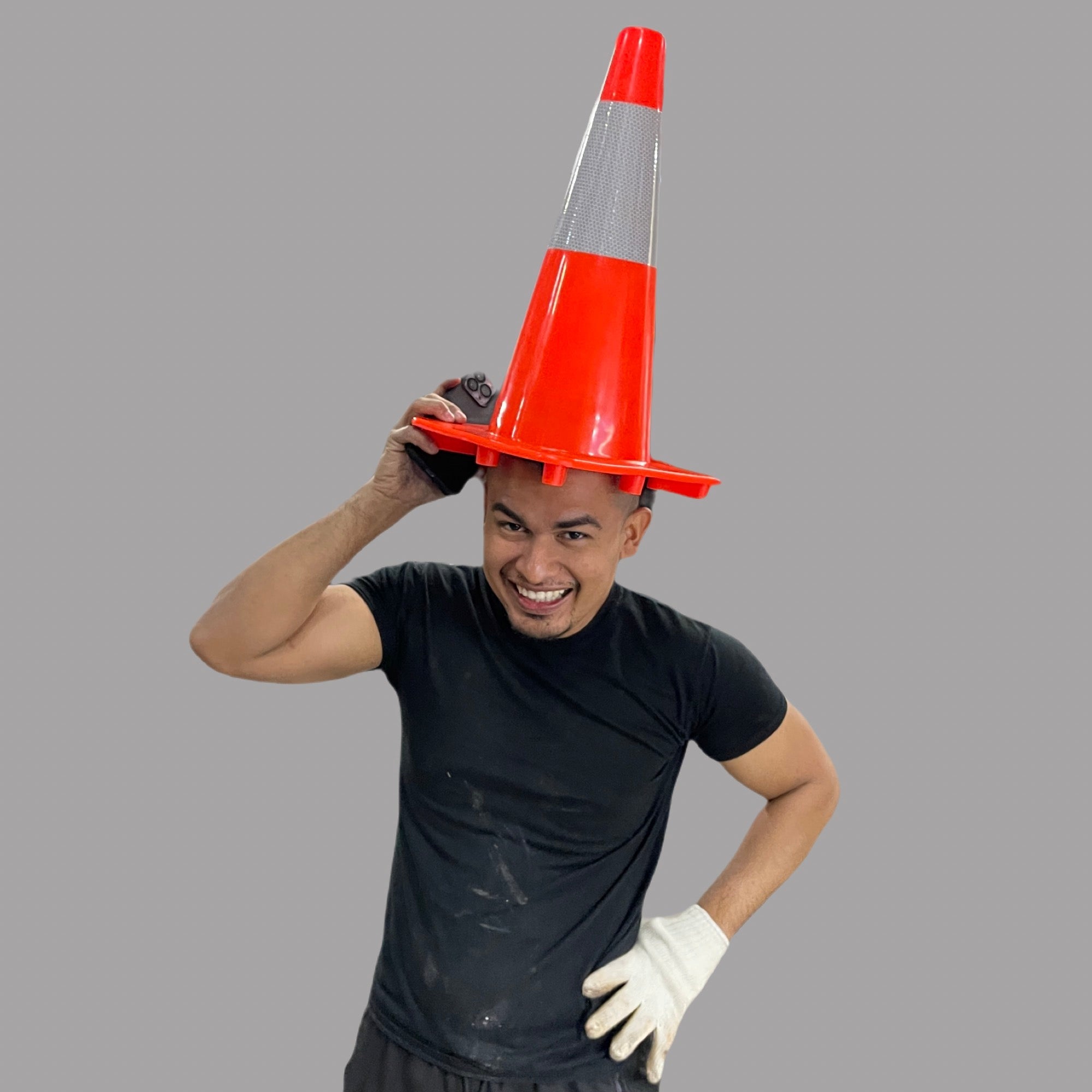 18" Reflective Traffic Cones 4-Pack – Roadside Safety for Your Car, Home & Family