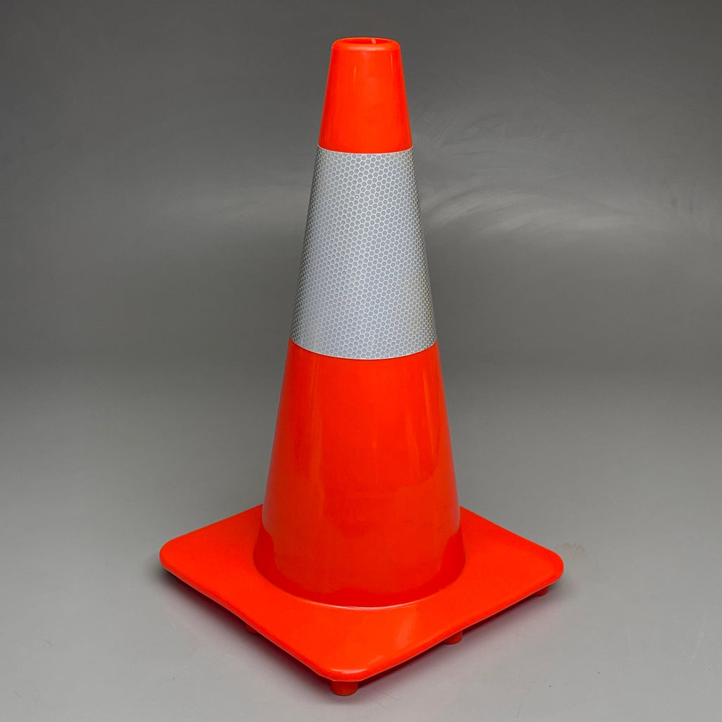 18" Reflective Traffic Cones 4-Pack – Roadside Safety for Your Car, Home & Family