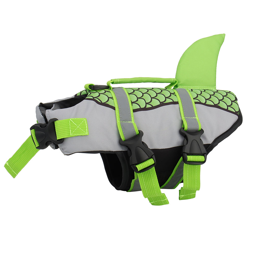 Dog Life Jacket Vest – High Buoyancy EPE Float, Rescue Handle, Leash Ring | Pet Water Safety for Swimming, Boating & Family Adventures
