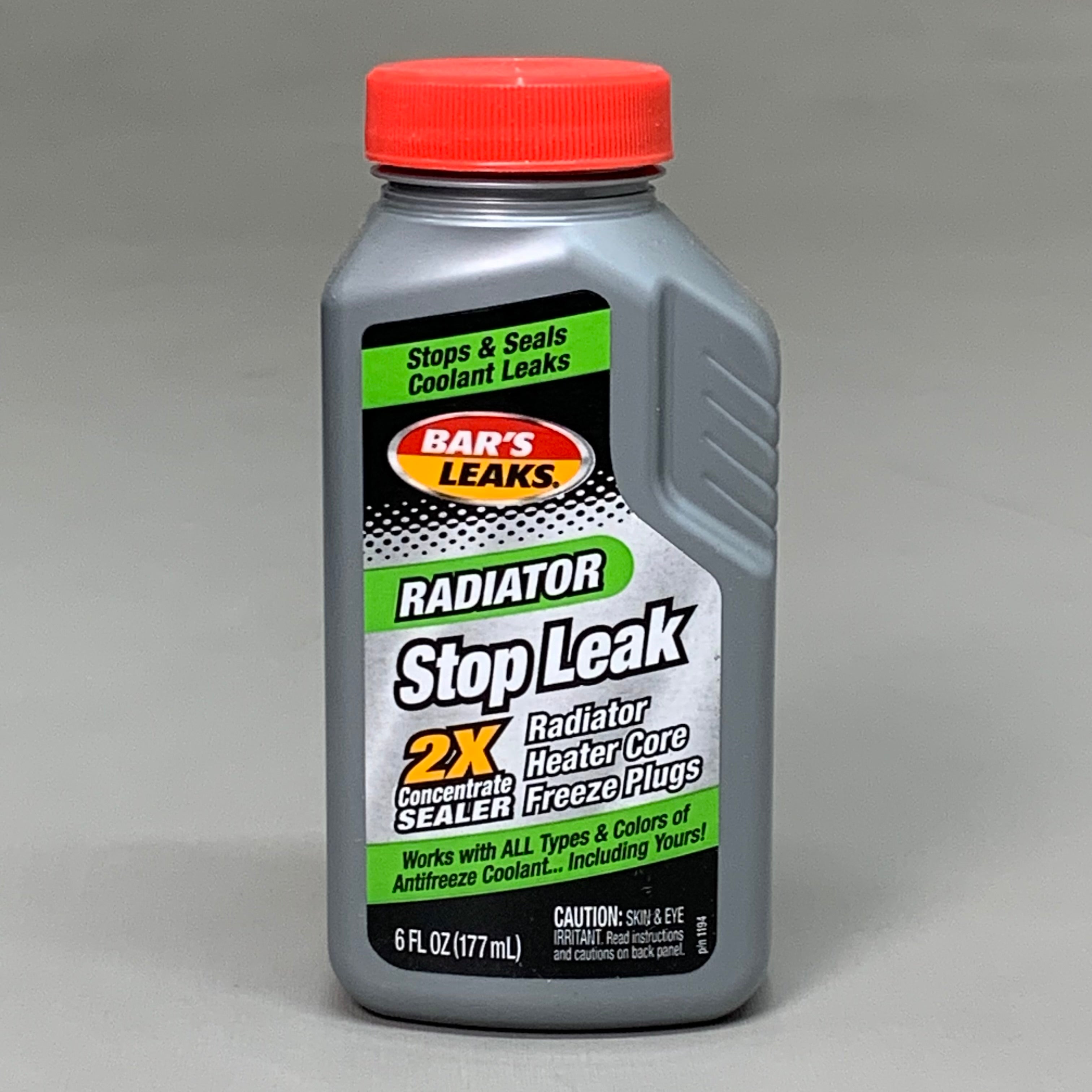Bar's Leaks Radiator Stop Leak 2X Concentrate – 6-Pack | Emergency Coolant Sealer for Family Road Trips