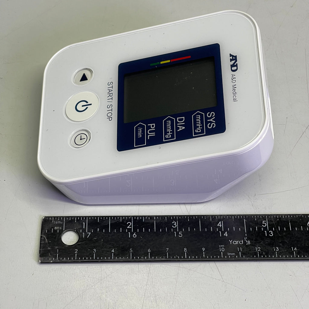 A&D MEDICAL Wide Range Cuff Blood Pressure Monitor White w/ Black UA-651-AC