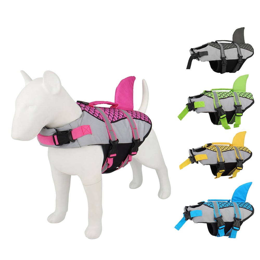 Dog Life Jacket Vest – High Buoyancy EPE Float, Rescue Handle, Leash Ring | Pet Water Safety for Swimming, Boating & Family Adventures