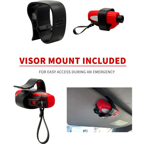 2-in-1 Emergency Window Breaker & Seatbelt Cutter – Essential Escape Tool for Every Family Vehicle