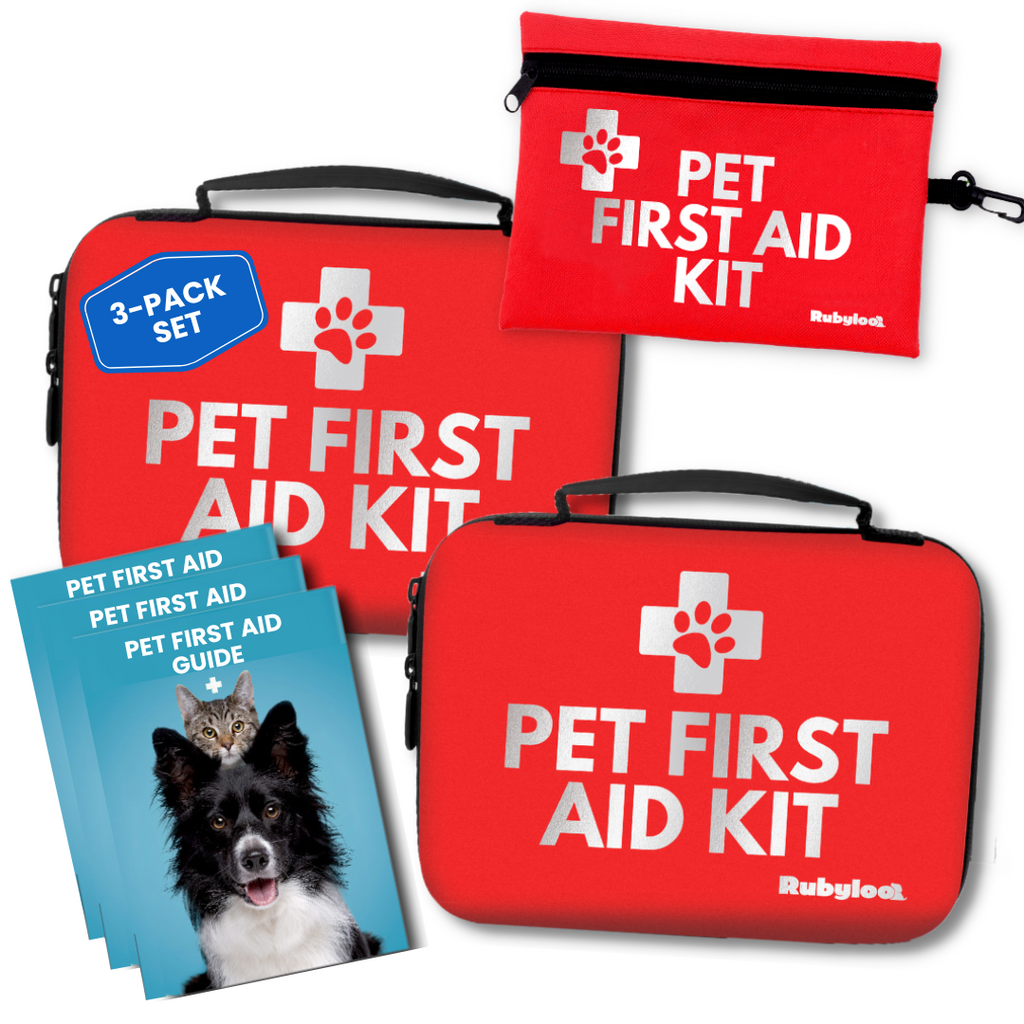 Pet First Aid Kit for Dogs & Cats – Vet-Approved, Field-Tested Essentials with First Aid Guide | Hiking, Camping, Road Trips & Emergency Preparedness