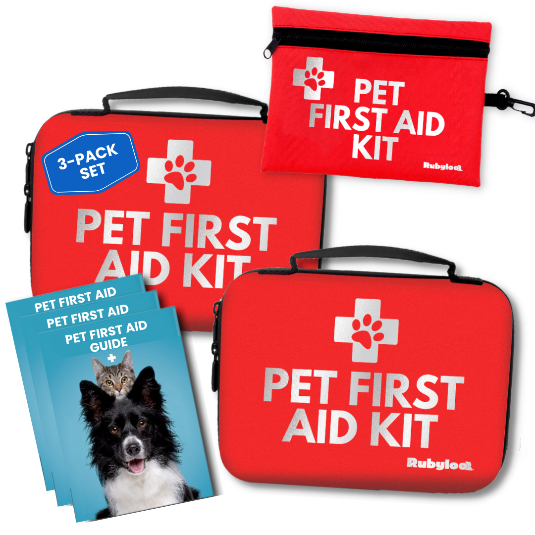 Pet First Aid Kit for Dogs & Cats – Vet-Approved, Field-Tested Essentials with First Aid Guide | Hiking, Camping, Road Trips & Emergency Preparedness