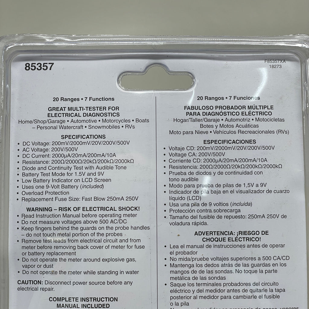 DORMAN Digital Multimeter – UL-Rated Safety Tool for Family Road Trips & Home Emergencies