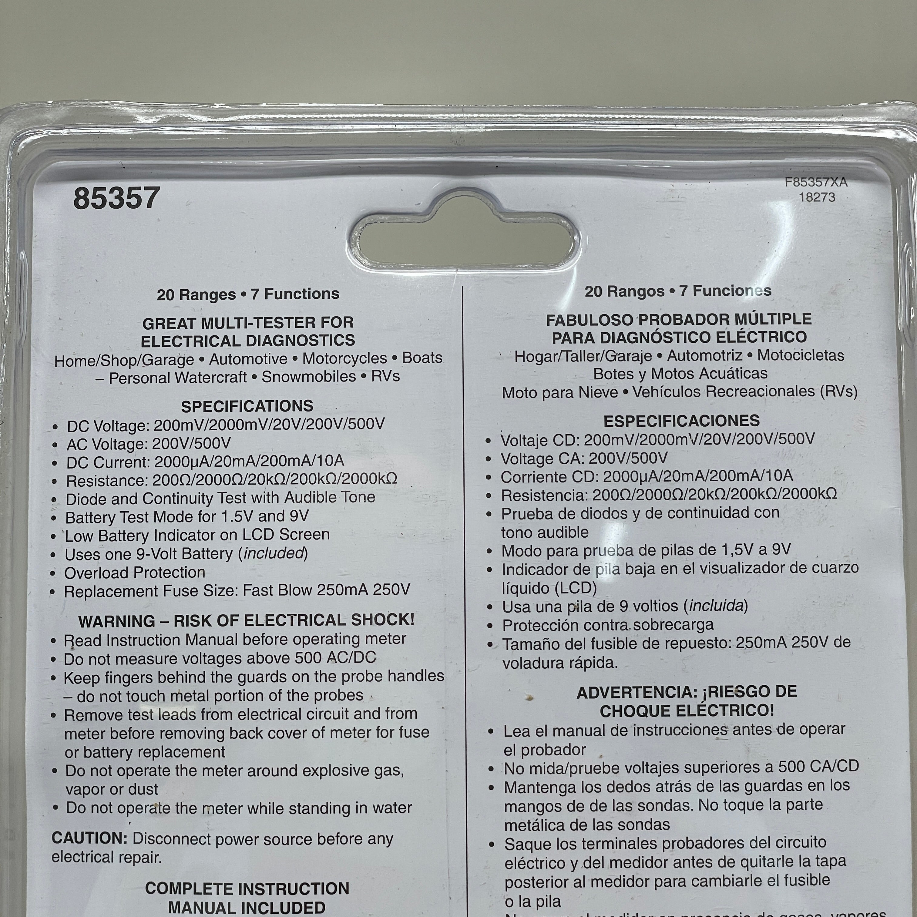 DORMAN Digital Multimeter – UL-Rated Safety Tool for Family Road Trips & Home Emergencies