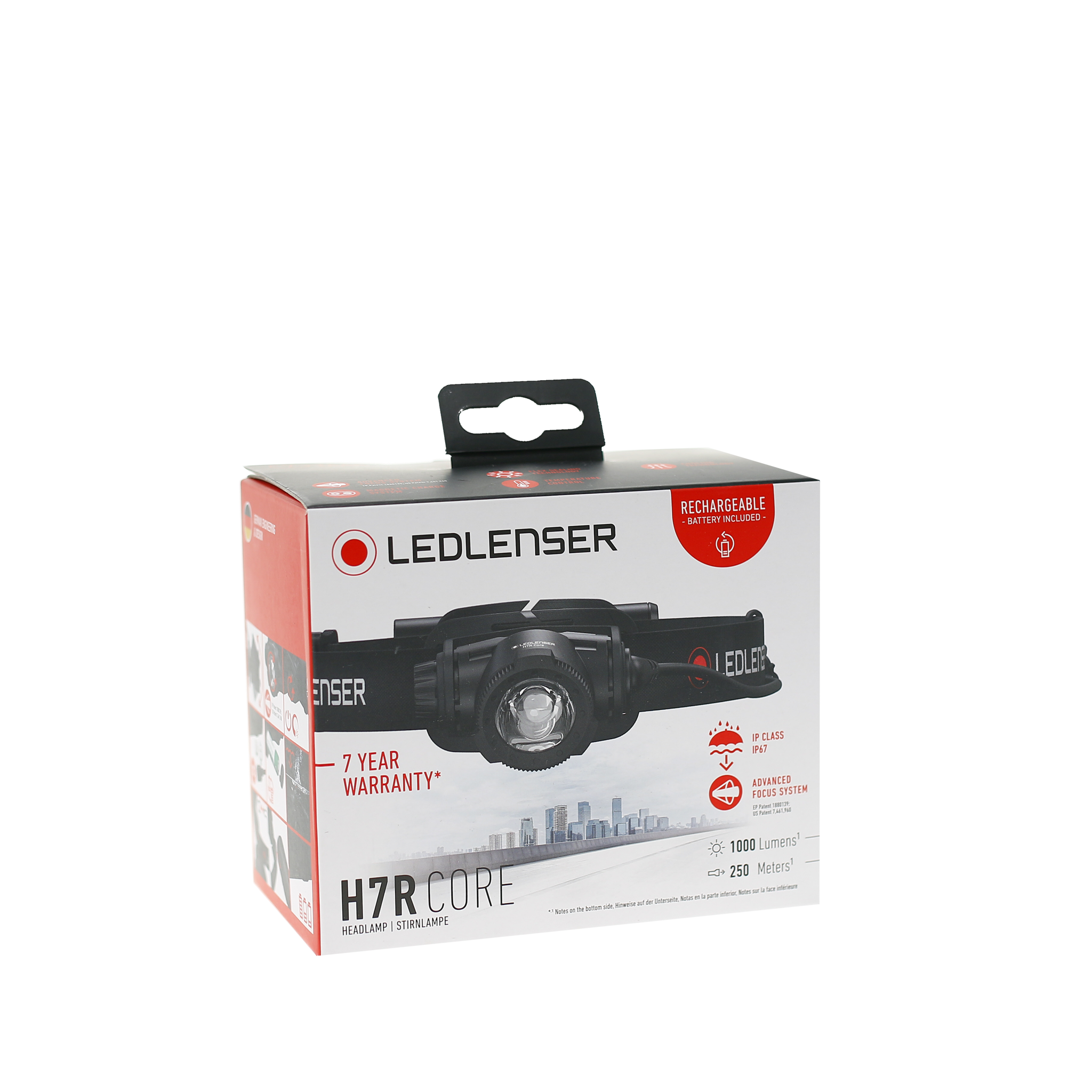 Ledlenser H7R Core Rechargeable Headlamp – IP67 Waterproof, Magnetic Charging, Advanced Focus System | Roadside Emergencies, Camping & Family Safety