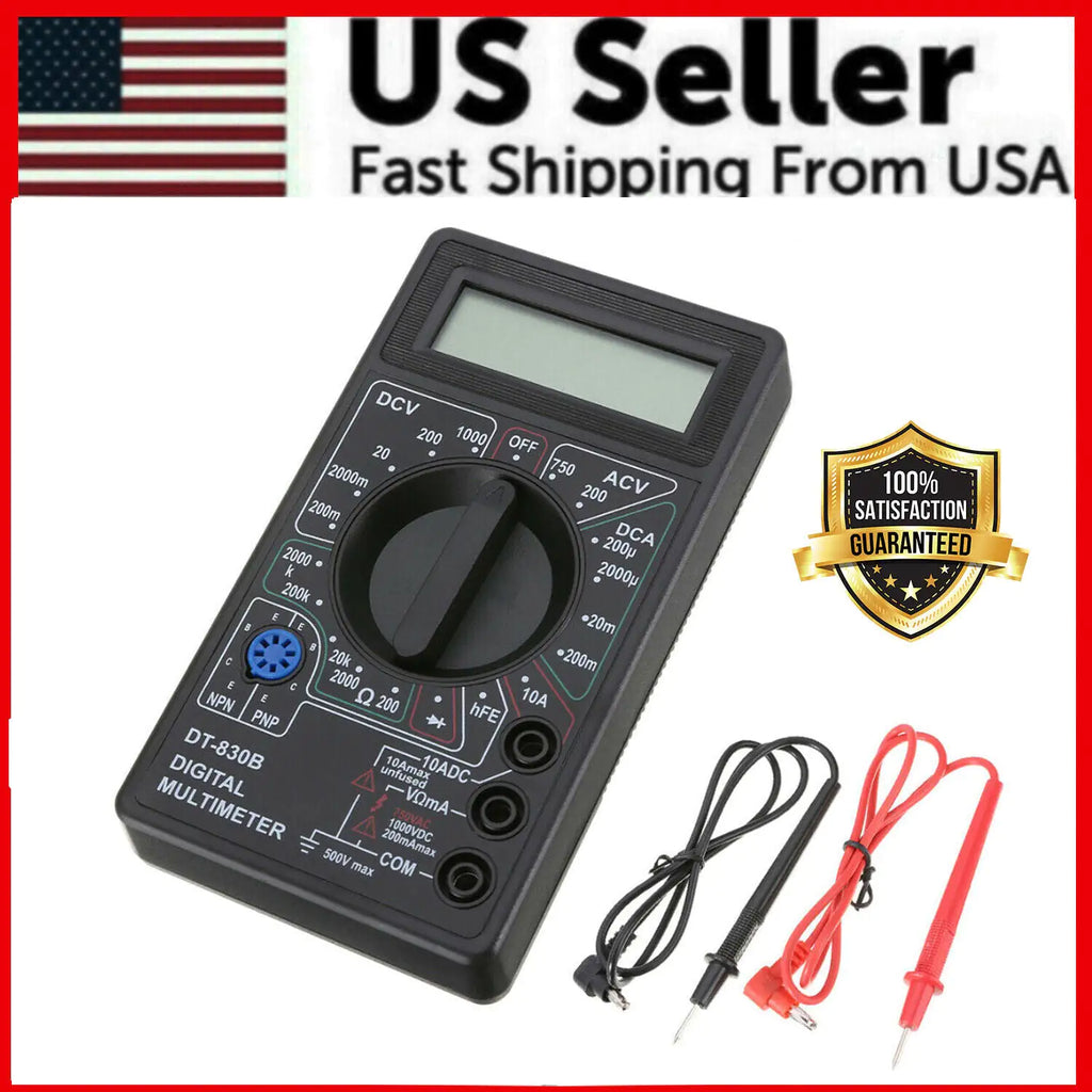 7-Function Digital Multimeter – Essential Electrical Safety Tool for Family Road Trips & Home
