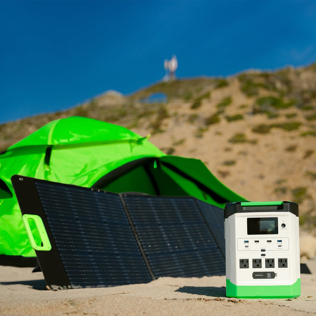 Nature's Generator Lithium 1800 Solar Generator – 1800W Pure Sine Wave, LiFePO₄ Battery, Solar Panel Included | Home Backup, RV & Family Emergency Power