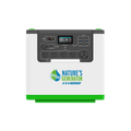 Nature's Generator Lithium 3600 Power Station – 3600W Pure Sine Wave, LiFePO₄ Battery, Solar Ready | Home Backup, Off-Grid & Family Emergency Power