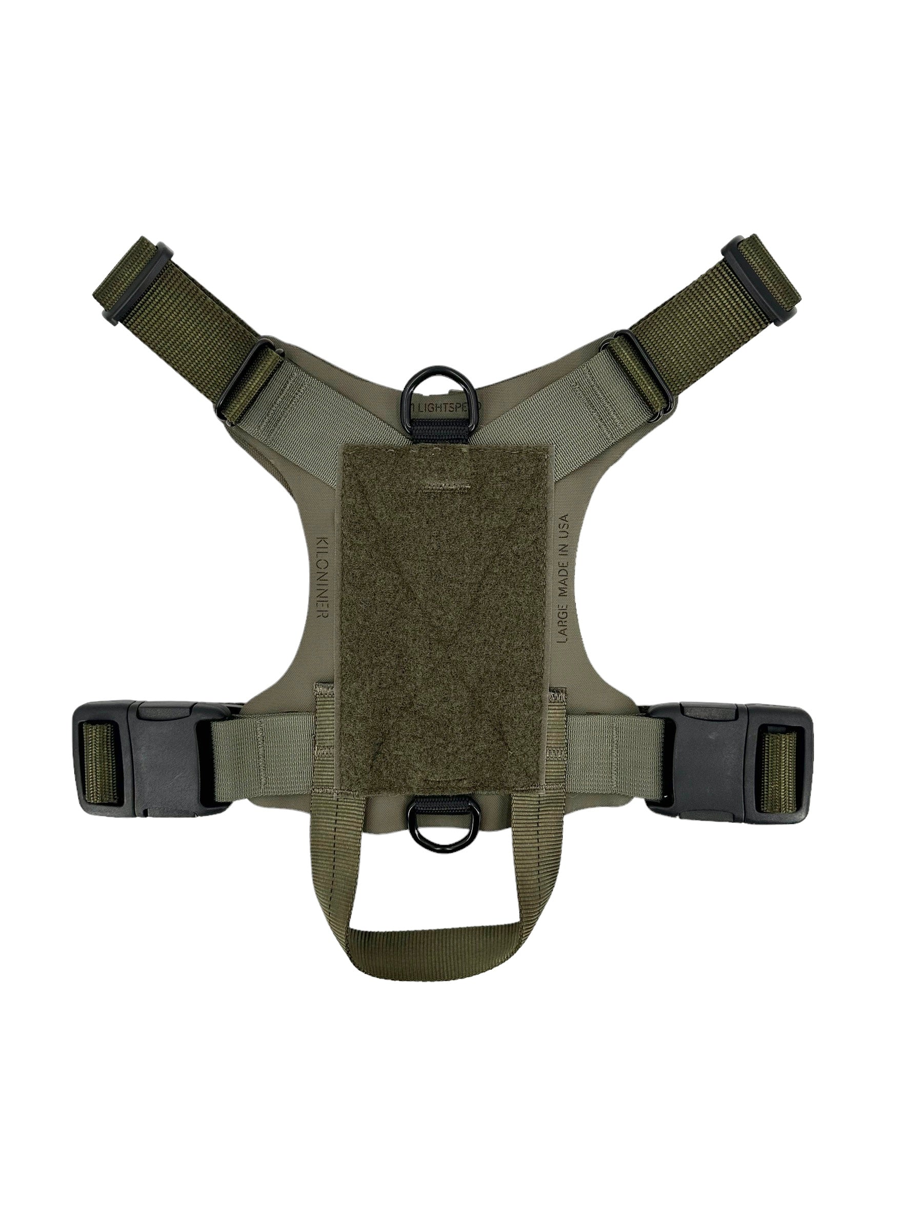 K9R M1 LightSpeed Dog Harness – Large | Made in USA, Lifetime Warranty, 5-Point Adjustment, 3 Leash Points | Adventure, Working & Training Harness