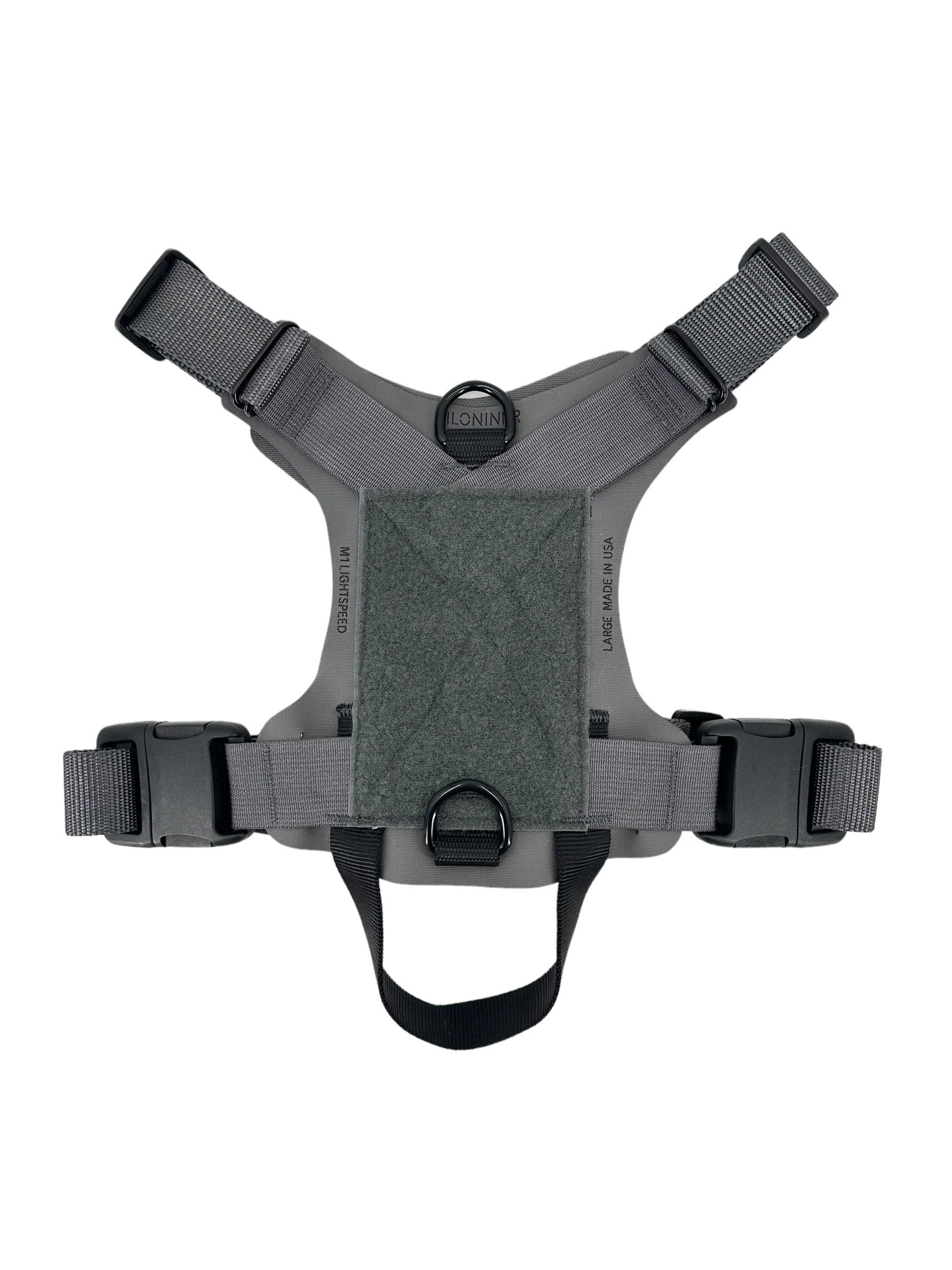K9R M1 LightSpeed Dog Harness – Large | Made in USA, Lifetime Warranty, 5-Point Adjustment, 3 Leash Points | Adventure, Working & Training Harness