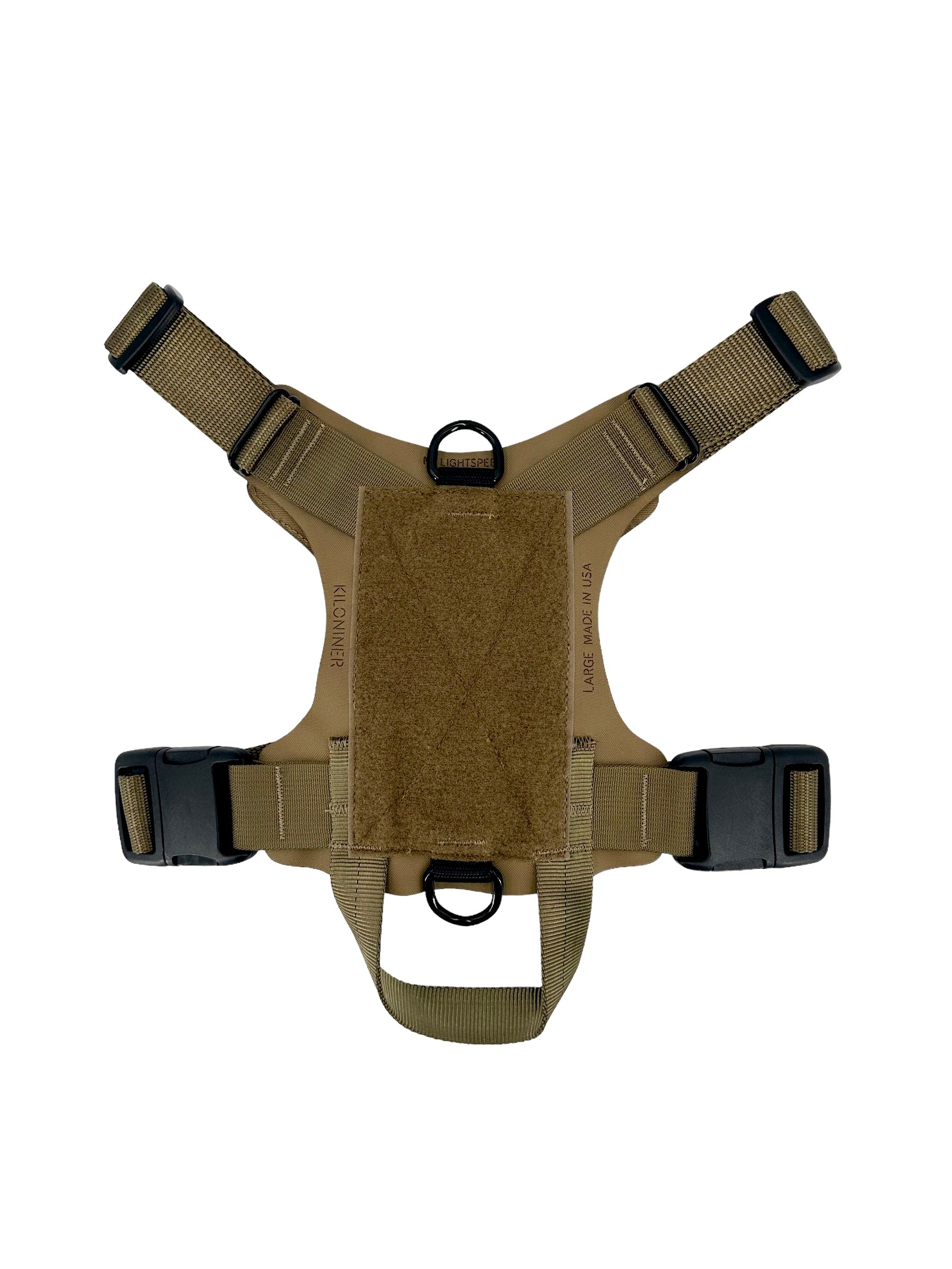 K9R M1 LightSpeed Dog Harness – Large | Made in USA, Lifetime Warranty, 5-Point Adjustment, 3 Leash Points | Adventure, Working & Training Harness