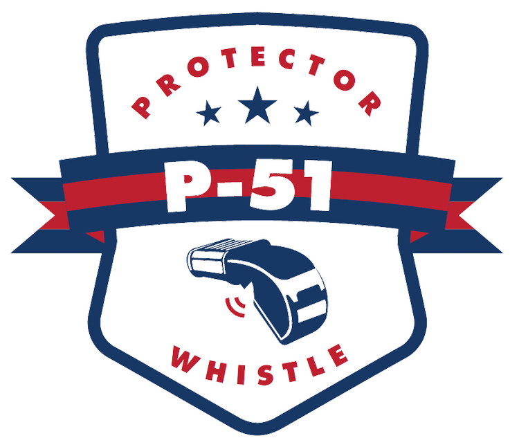 P-51 Hygienic Safety Whistle – Emergency Signaling for Your Car, Trails & Family