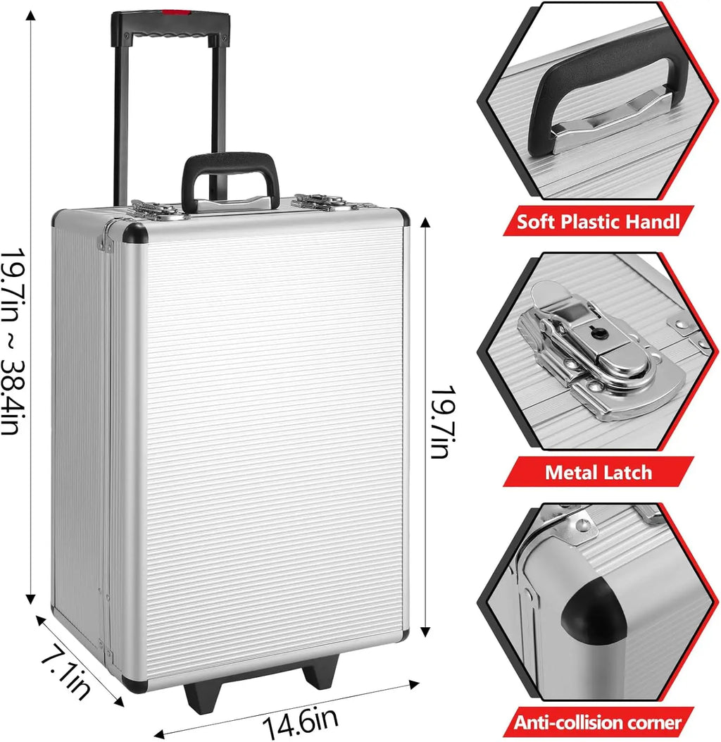 799pcs Tool Set Home Repair Tool kit with Trolley Case Mechanic Wrenches Socket Hand Tools for Daily Use Househould Work Repair