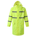 Hi-Vis Reflective Rain Jacket – Be Seen & Stay Dry During Roadside Emergencies