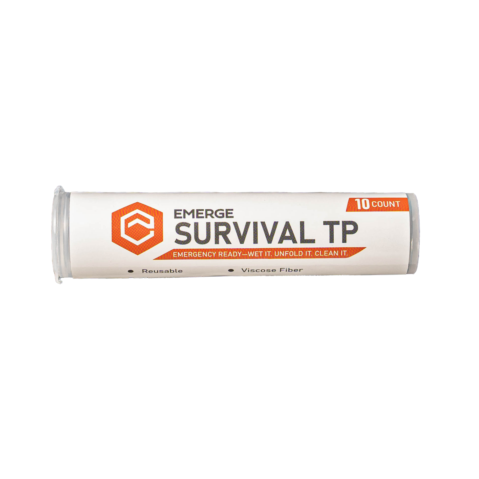 Emerge Survival Toilet Paper Tablets – Compact Biodegradable Wipes, Expands with Water | Camping, Emergency Kits & Go-Bags