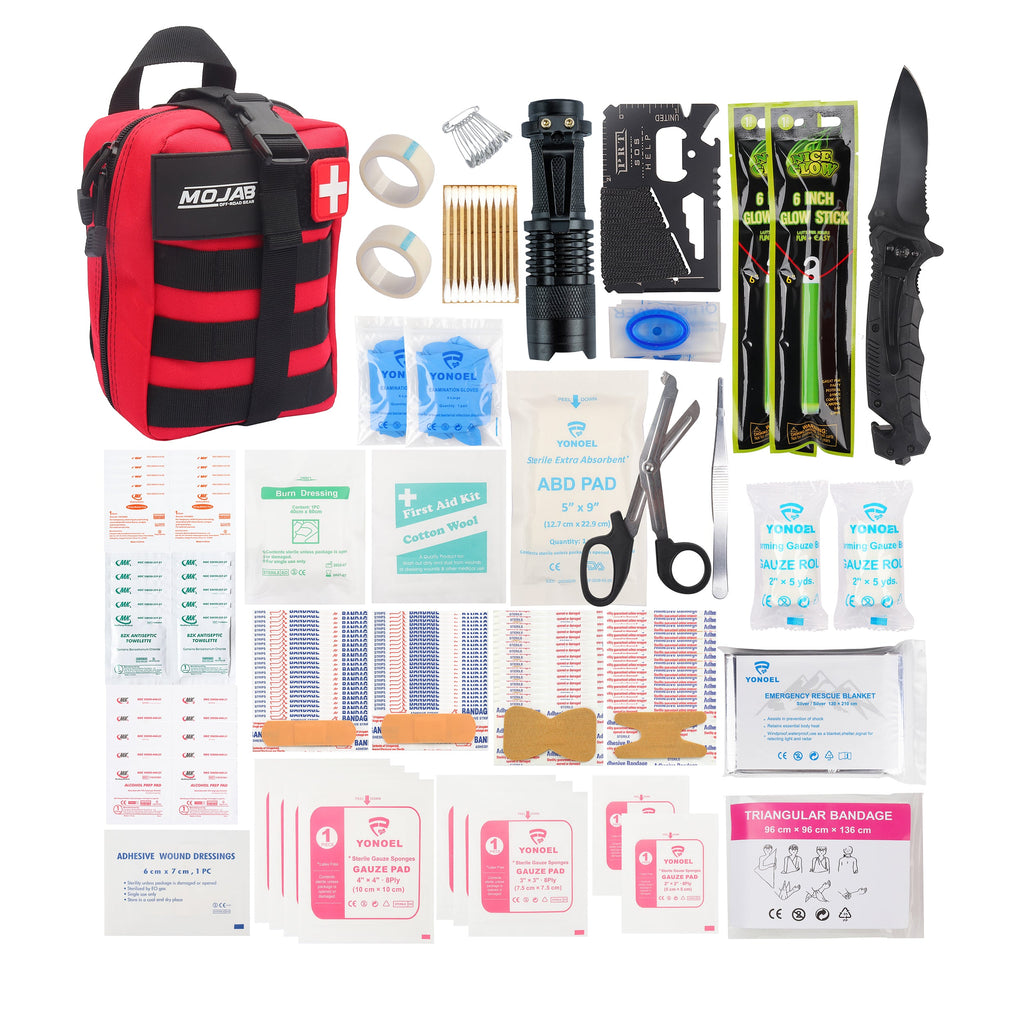151-Piece First Aid Kit by Mojab Offroad – Essential Emergency Care for Car, Home & Family