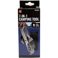 6-in-1 Stainless Steel Utility Tool – Knife, Fork, Spoon, Can & Bottle Opener for Camping & Family Emergency Kits