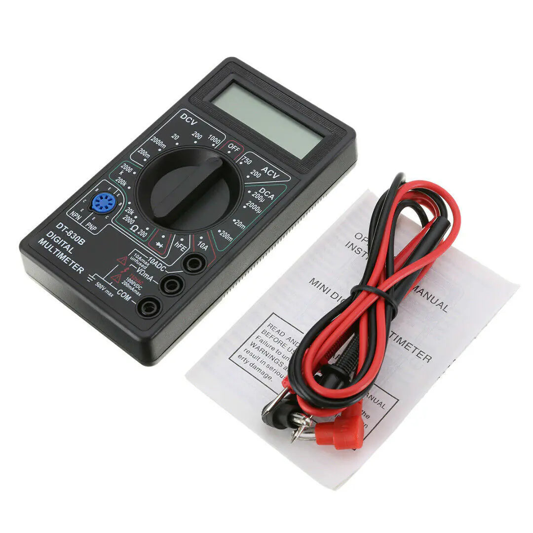 7-Function Digital Multimeter – Essential Electrical Safety Tool for Family Road Trips & Home