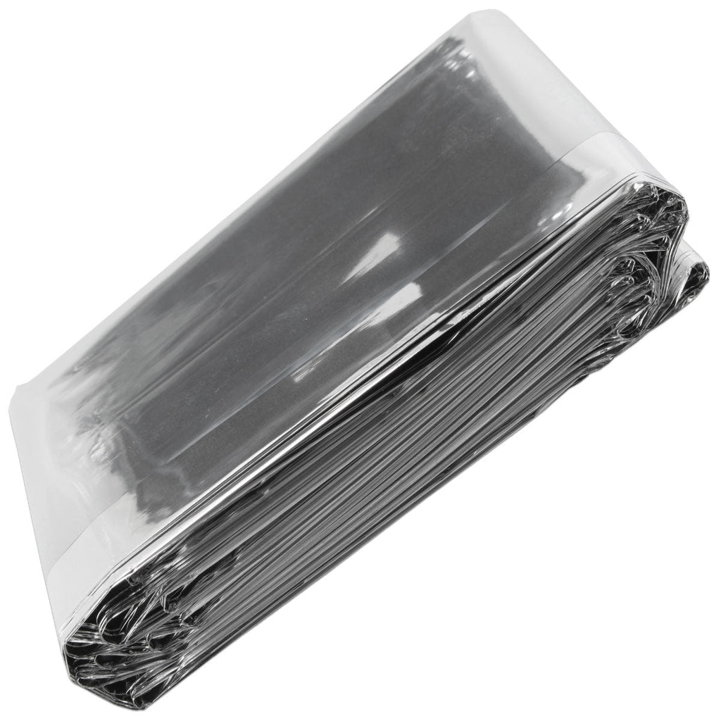 Emergency Mylar Space Blanket – Reflects 90% Body Heat | Family Survival & Roadside Kit Essential