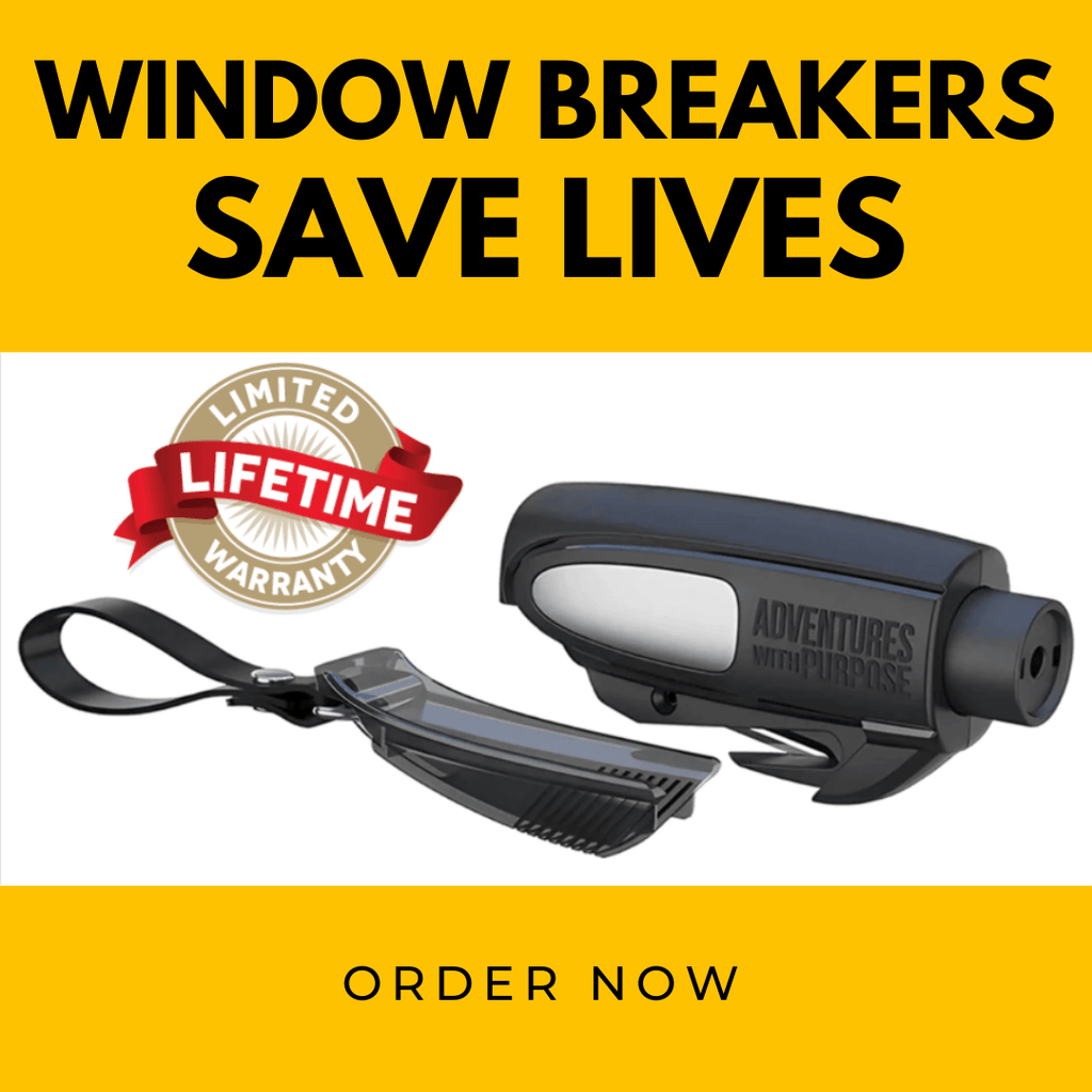 2-in-1 Emergency Window Breaker & Seatbelt Cutter – Essential Escape Tool for Every Family Vehicle