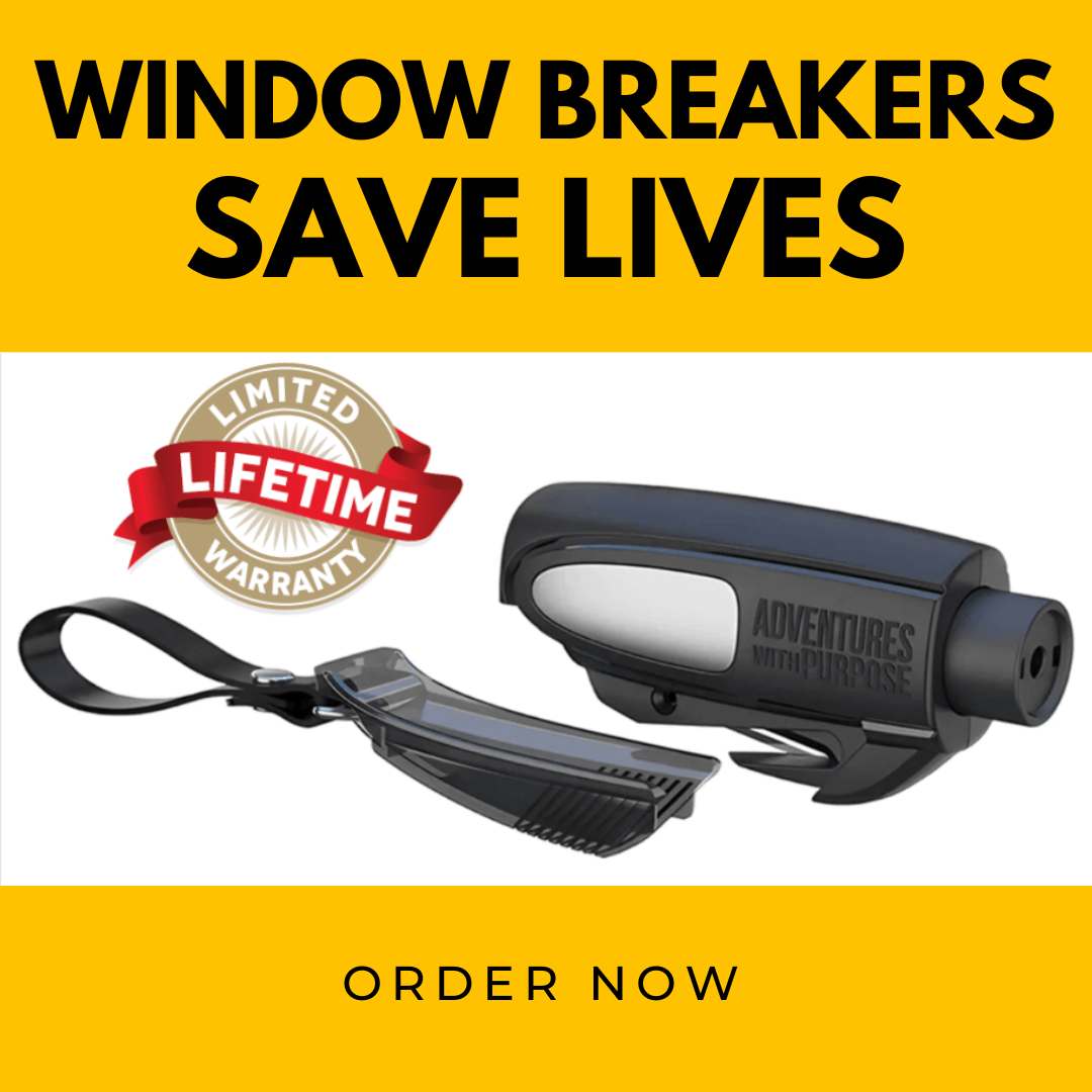 2-in-1 Emergency Window Breaker & Seatbelt Cutter – Essential Escape Tool for Every Family Vehicle
