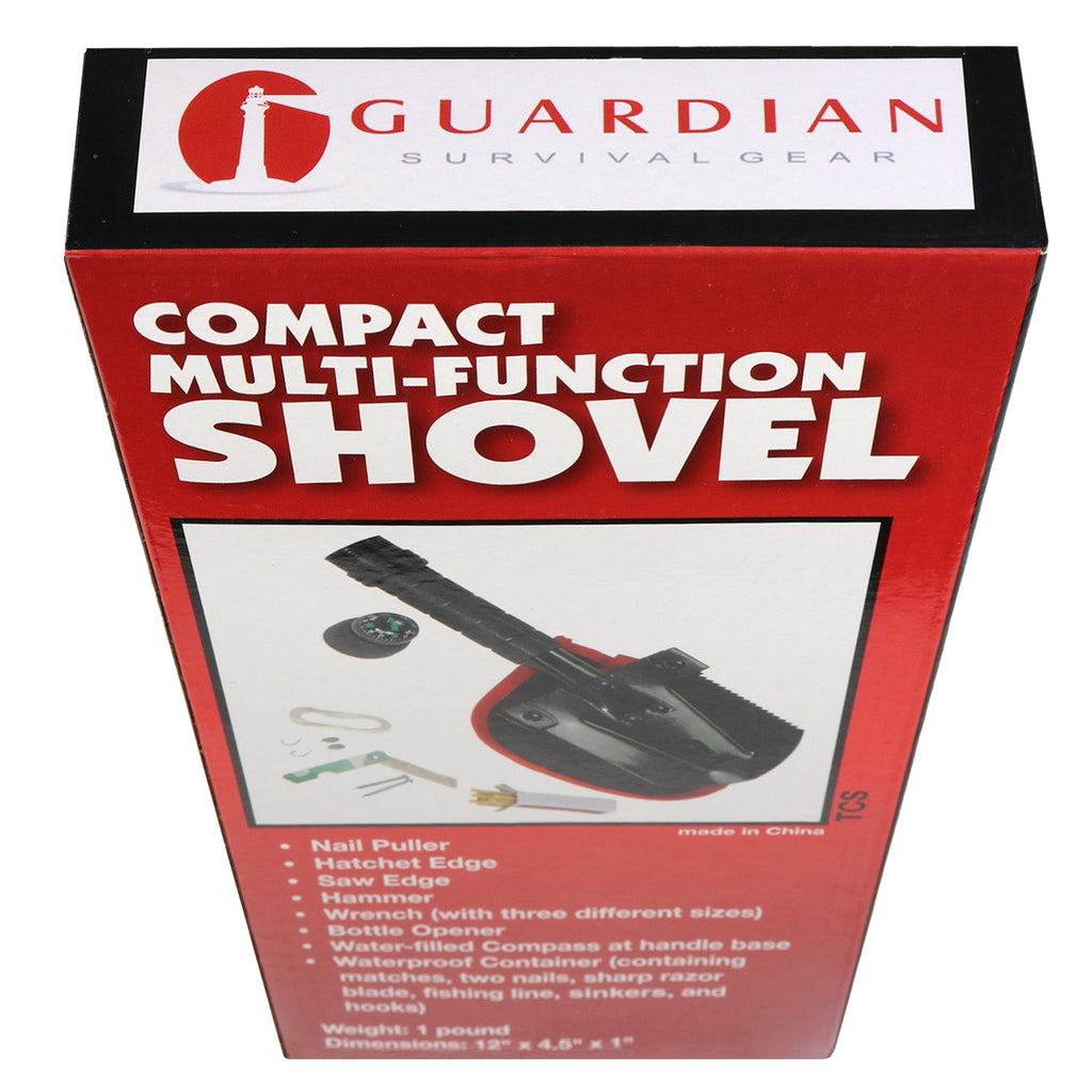 Compact Folding Survival Shovel – Multi-Function Tool with Compass & Survival Kit for Camping, Off-Road & Emergency Preparedness