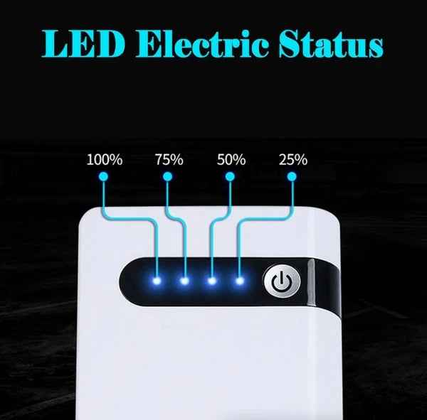 20000mAh Car Jump Starter & Power Bank – LED Flashlight with 3 Modes | Roadside Emergency Starter for Cars, Trucks & Family Vehicles