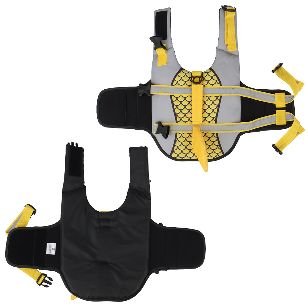 Dog Life Jacket Vest – High Buoyancy EPE Float, Rescue Handle, Leash Ring | Pet Water Safety for Swimming, Boating & Family Adventures