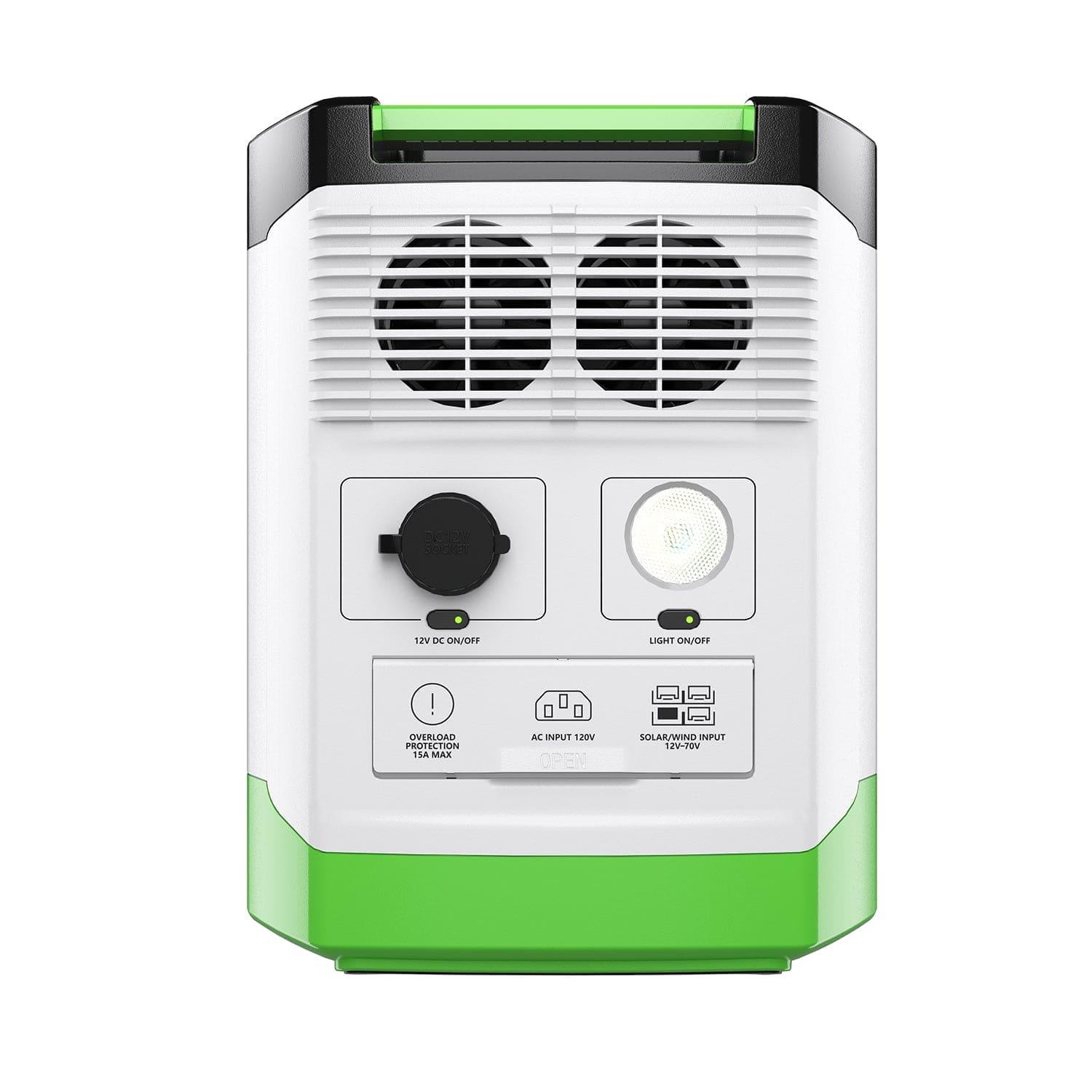 Nature's Generator Lithium 1800 Solar Generator – 1800W Pure Sine Wave, LiFePO₄ Battery, Solar Panel Included | Home Backup, RV & Family Emergency Power