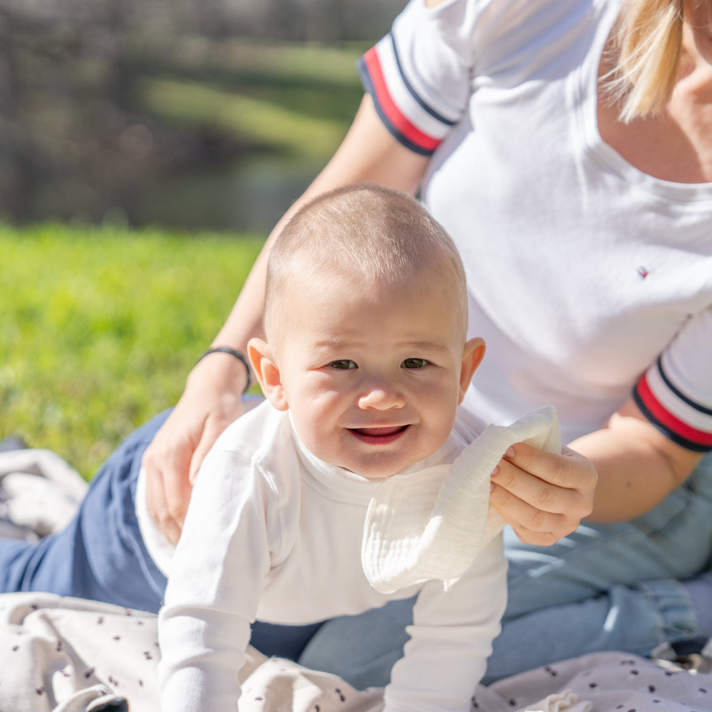 Family Road Emergency Reusable Baby Wipes | Organic Cotton Wipes for Car Kits & Go-Bags