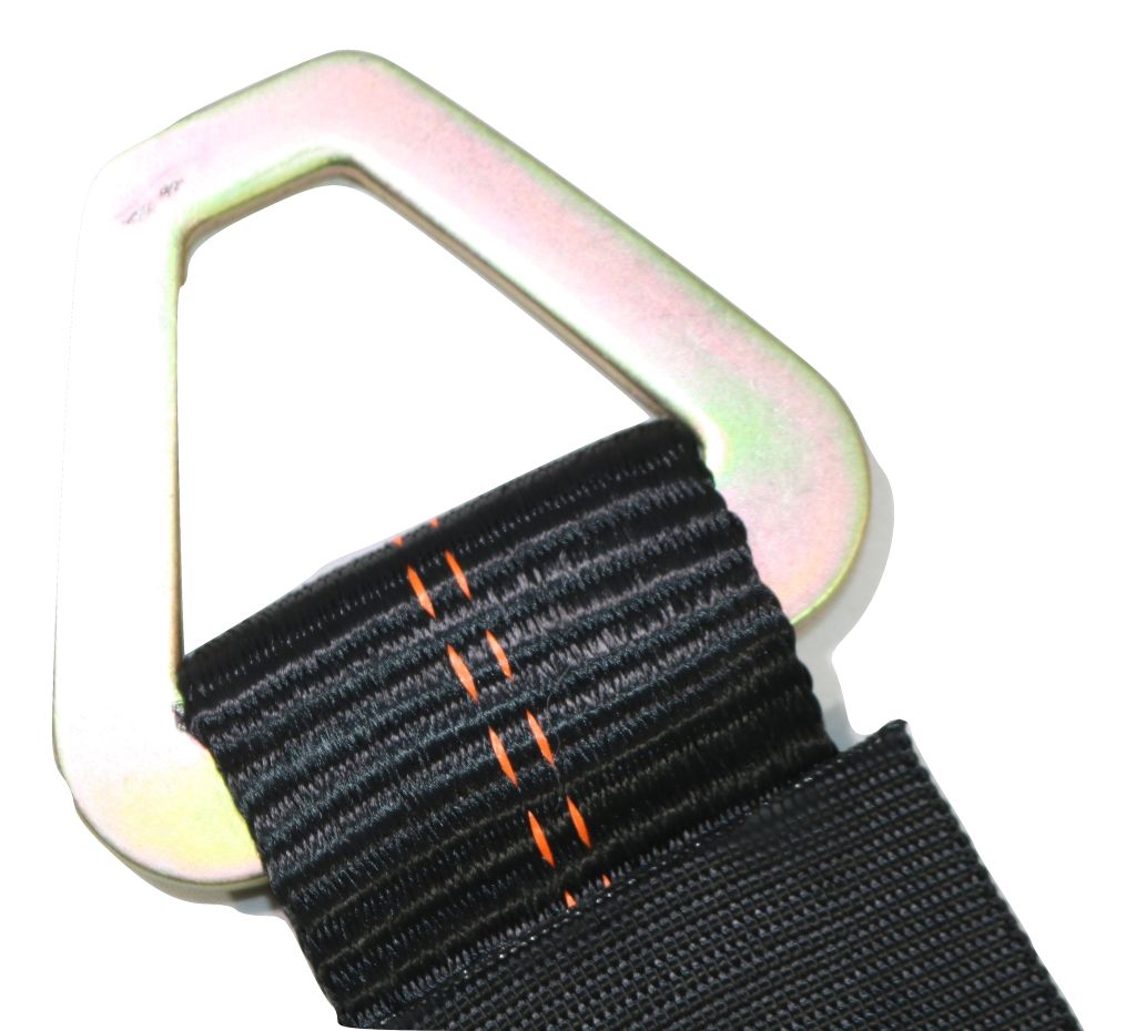 4-Pack Axle Strap & Ratchet Tow Strap Kit for Car Haulers | BLACK