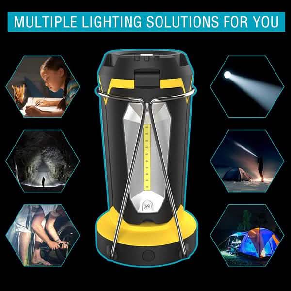 Rechargeable LED Work Light – 1,000 Lumens for Roadside Repairs, Camping & Family Emergencies