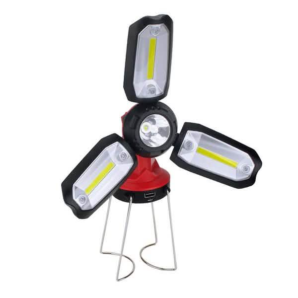 Rechargeable LED Work Light – 1,000 Lumens for Roadside Repairs, Camping & Family Emergencies