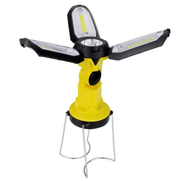 Rechargeable LED Work Light – 1,000 Lumens for Roadside Repairs, Camping & Family Emergencies