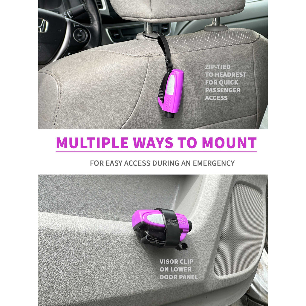 2-in-1 Emergency Window Breaker & Seatbelt Cutter – Essential Escape Tool for Every Family Vehicle